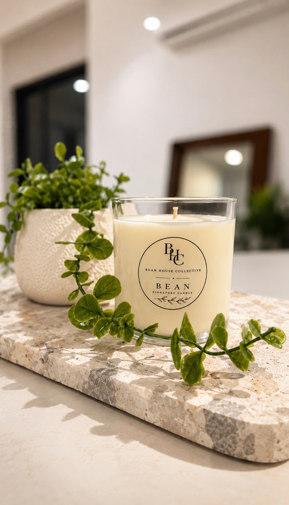 Bean - Soy Candle - Coffee, Vanilla & Caramel - 300gm
